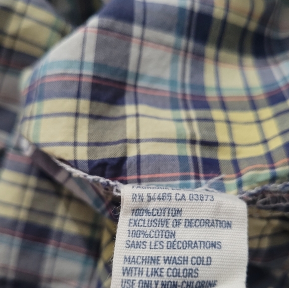 American Eagle Classic Prep Fit Shirt Women Size L - Picture 6 of 7